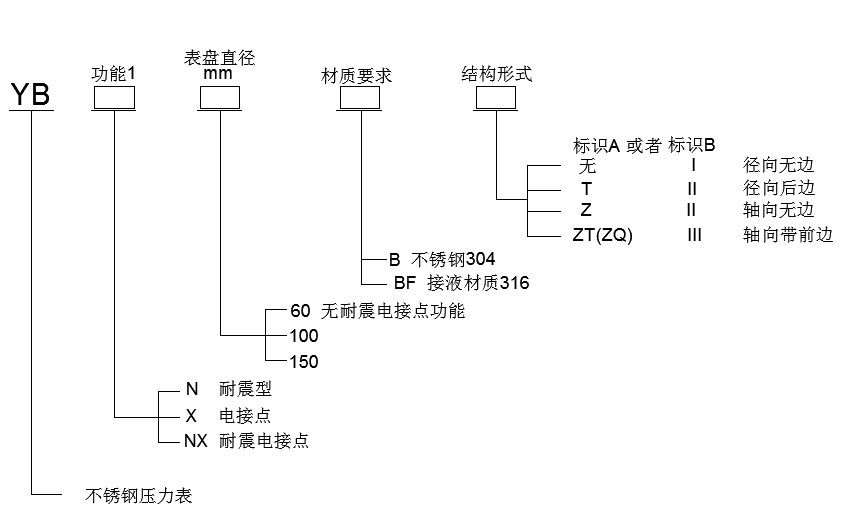 不锈钢压力表